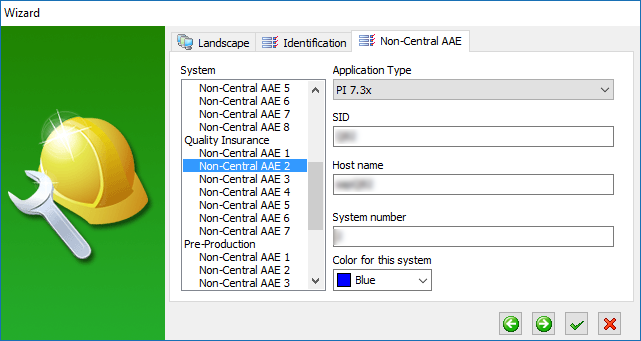 Non central AAE